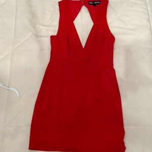 Red NBD x Naven homecoming dress from revolve, size small.